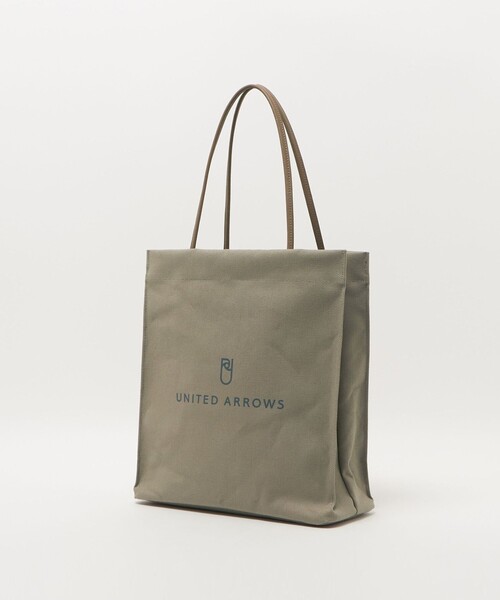 UNITED ARROWS(ユナイテッドアローズ)の「ロゴ トートバッグ M(トートバッグ・レディース・グレー/オフホワイト/ブラック/ベージュ/オリーブ/ダークグレー・FREE)」の18枚目の写真