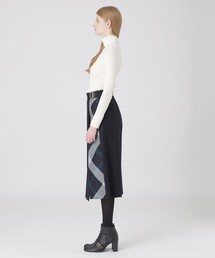極美品　ブルーレーベルクレストブリッジ　ソフトサキソニーガウチョパンツ　サイズM BLUE LABEL CRESTBRIDGE（ブルーレーベルクレストブリッジ）の