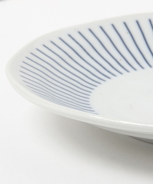 セール】【daily CLIP】美濃焼 軽量 十草模様プレート 20cm（食器