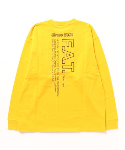 FAT（エフエイティー）の「HOLLOGO（Tシャツ/カットソー・メンズ・ブラック/イエロー/ホワイト・SKINNY(L)/TITCH(M)/FAT(XL)/JUMBO(XXL)）」の5枚目の写真