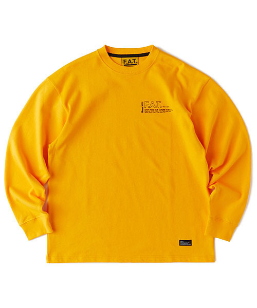 FAT（エフエイティー）の「HOLLOGO（Tシャツ/カットソー・メンズ・ブラック/イエロー/ホワイト・SKINNY(L)/TITCH(M)/FAT(XL)/JUMBO(XXL)）」の3枚目の写真