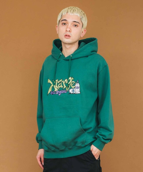 完売確実 XLARGE XL GRAFFITI HOODED SWEAT コーデしやすい一着 XLARGE（エクストララージ）の「XL GRAFFITI HOODED SWEAT