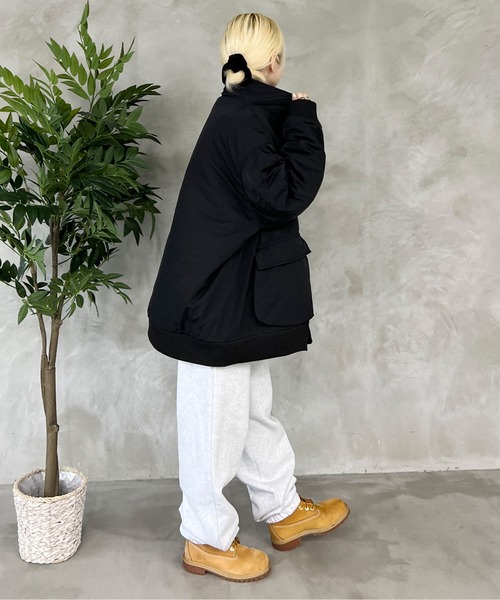 sedacle（セダクル）の「ビックシルエット中綿スタンドネックブルゾン