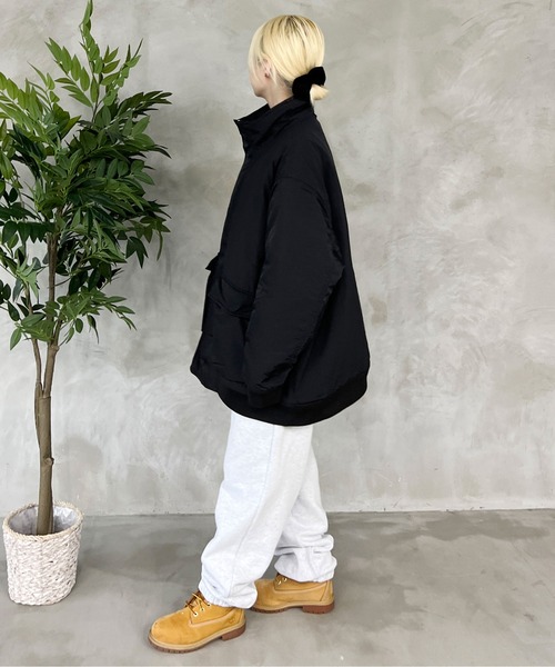 sedacle（セダクル）の「ビックシルエット中綿スタンドネックブルゾン