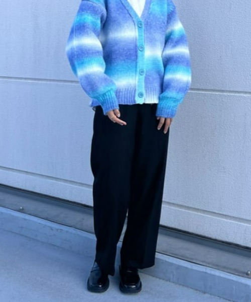 RODEO CROWNS WIDE BOWL（ロデオクラウンズワイドボウル）の「DAILY DADスラックス（スラックス・レディース・杢グレー/マスタード/ブラック/ダークグリーン・SMALL/MEDIUM）」の13枚目の写真