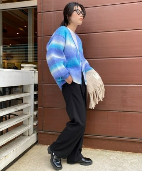 RODEO CROWNS WIDE BOWL（ロデオクラウンズワイドボウル）の「DAILY DADスラックス（スラックス・レディース・杢グレー/マスタード/ブラック/ダークグリーン・SMALL/MEDIUM）」の20枚目の写真