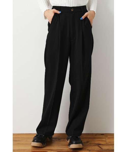 RODEO CROWNS WIDE BOWL（ロデオクラウンズワイドボウル）の「DAILY DADスラックス（スラックス・レディース・杢グレー/マスタード/ブラック/ダークグリーン・SMALL/MEDIUM）」の5枚目の写真