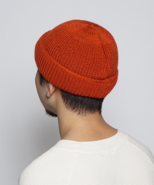 乱痴気（ランチキ）の「【LEUCHTFEUE】NUNAVUT（ニットキャップ/ビーニー・メンズ・オレンジ系その他/ブラウン系その他/ナチュラル/ブラック・FREE）」の4枚目の写真