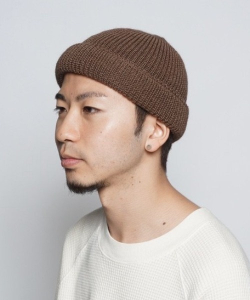 乱痴気（ランチキ）の「【LEUCHTFEUE】NUNAVUT（ニットキャップ/ビーニー・メンズ・オレンジ系その他/ブラウン系その他/ナチュラル/ブラック・FREE）」の5枚目の写真