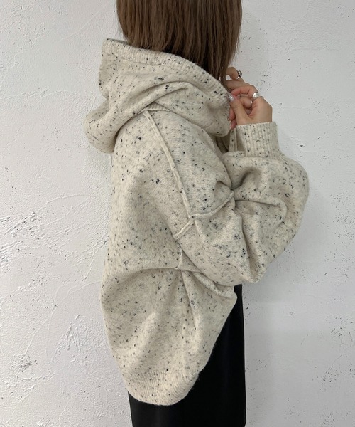 apres jour mignon(アプレジュールミニョン)の「バラクラバSETニット【ZOZOTOWN限定アイテム】(ニット/セーター・レディース・ベージュ/ピンク/アイボリー・X-LARGE/フリー)」の8枚目の写真
