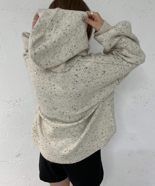 apres jour mignon(アプレジュールミニョン)の「バラクラバSETニット【ZOZOTOWN限定アイテム】(ニット/セーター・レディース・ベージュ/ピンク/アイボリー・X-LARGE/フリー)」の19枚目の写真