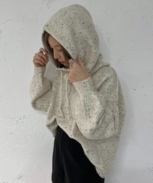 apres jour mignon(アプレジュールミニョン)の「バラクラバSETニット【ZOZOTOWN限定アイテム】(ニット/セーター・レディース・ベージュ/ピンク/アイボリー・X-LARGE/フリー)」の12枚目の写真