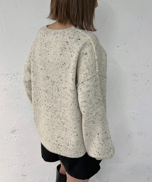 apres jour mignon(アプレジュールミニョン)の「バラクラバSETニット【ZOZOTOWN限定アイテム】(ニット/セーター・レディース・ベージュ/ピンク/アイボリー・X-LARGE/フリー)」の5枚目の写真