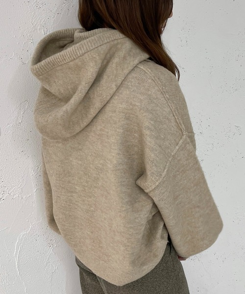 apres jour mignon(アプレジュールミニョン)の「バラクラバSETニット【ZOZOTOWN限定アイテム】(ニット/セーター・レディース・ベージュ/ピンク/アイボリー・X-LARGE/フリー)」の14枚目の写真