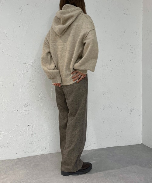 apres jour mignon(アプレジュールミニョン)の「バラクラバSETニット【ZOZOTOWN限定アイテム】(ニット/セーター・レディース・ベージュ/ピンク/アイボリー・X-LARGE/フリー)」の6枚目の写真