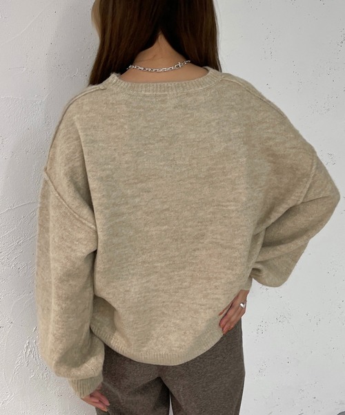 apres jour mignon(アプレジュールミニョン)の「バラクラバSETニット【ZOZOTOWN限定アイテム】(ニット/セーター・レディース・ベージュ/ピンク/アイボリー・X-LARGE/フリー)」の21枚目の写真