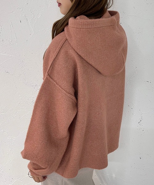 apres jour mignon(アプレジュールミニョン)の「バラクラバSETニット【ZOZOTOWN限定アイテム】(ニット/セーター・レディース・ベージュ/ピンク/アイボリー・X-LARGE/フリー)」の7枚目の写真