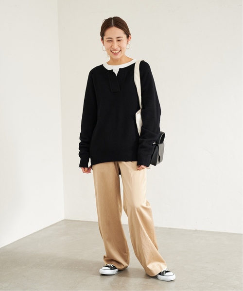 セール】≪追加≫ミドルゲージ天竺ヘンリープルオーバー2（ニット