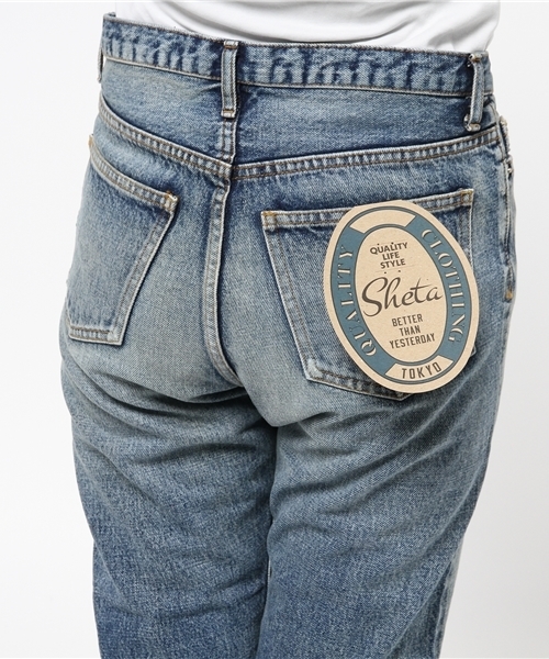 Sheta（シータ）の「ヴィンテージデニムパンツ（デニムパンツ・レディース・ブルー/インディゴブルー・1/0/2）」の7枚目の写真