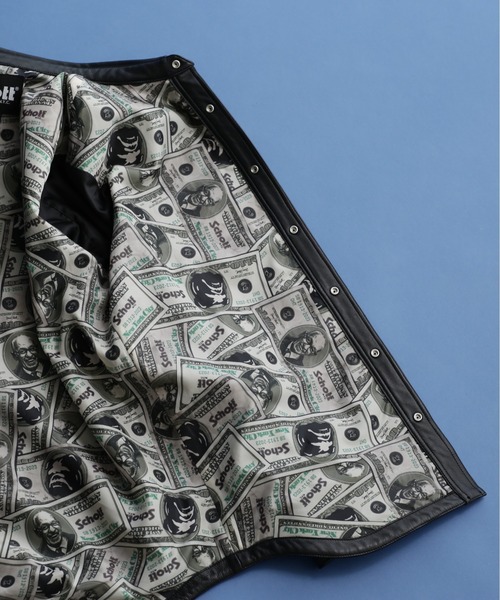 SS　schott XL ラムレザーシャツ　レザー　ジャケット schott（ショット）の「Schott/ショット/LAMB LEATHER SHIRT