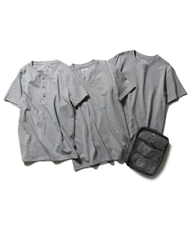 BEAMS | BEAMS / 3パック Tシャツ （クルーネック, Vネック, ヘンリーネック）　(Tシャツ/カットソー)