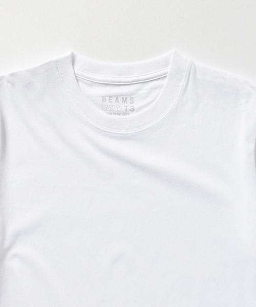 BEAMS（ビームス）の「○BEAMS / 3パック Tシャツ （クルーネック, Vネック, ヘンリーネック）　（Tシャツ/カットソー・メンズ・ホワイト/ネイビー/グレー・SMALL/MEDIUM/LARGE）」の6枚目の写真