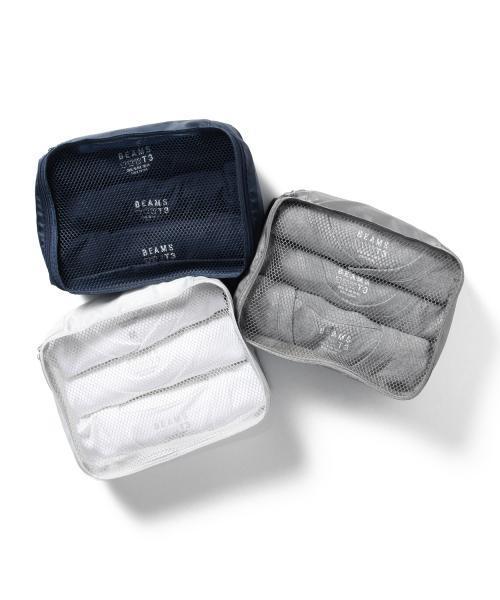 BEAMS（ビームス）の「○BEAMS / 3パック Tシャツ （クルーネック, Vネック, ヘンリーネック）　（Tシャツ/カットソー・メンズ・ホワイト/ネイビー/グレー・SMALL/MEDIUM/LARGE）」の16枚目の写真