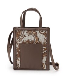 SHOO・LA・RUE | チェック／ジャカード柄スクエアショルダー(ショルダーバッグ)