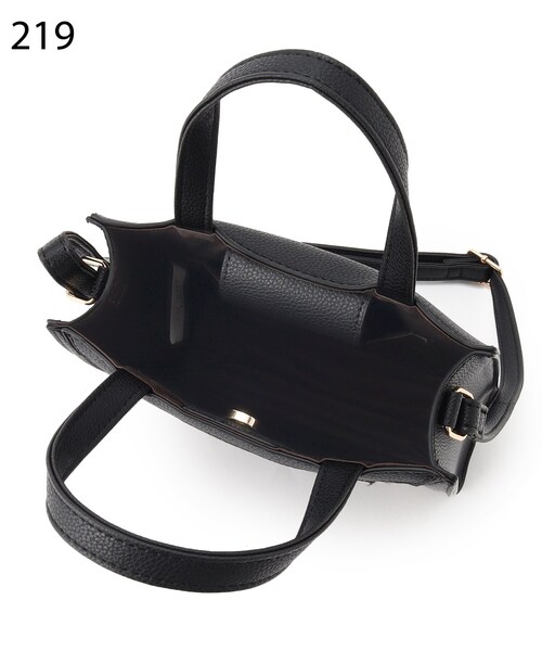 SHOO・LA・RUE(シューラルー)の「◆チェック/ジャカード柄スクエアショルダー(ショルダーバッグ・レディース・ブラック系1/ベージュ/ブラウン・00)」の20枚目の写真