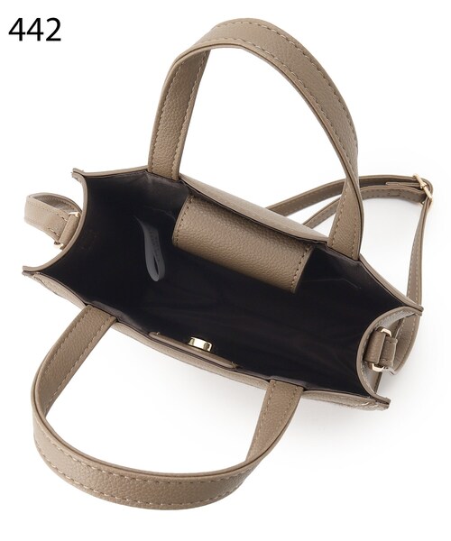 SHOO・LA・RUE(シューラルー)の「◆チェック/ジャカード柄スクエアショルダー(ショルダーバッグ・レディース・ブラック系1/ベージュ/ブラウン・00)」の22枚目の写真