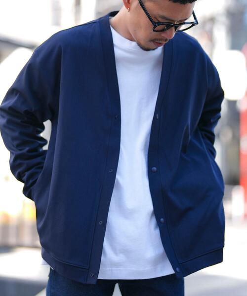 coen（コーエン）の「極楽FITスナップカーディガン23SS（カーディガン/ボレロ・メンズ・ブラック/モカ/ネイビー・S/M/L/XL）」の21枚目の写真