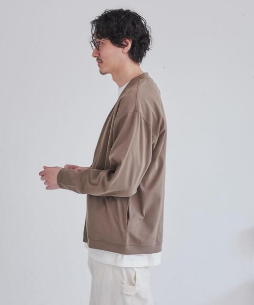 coen（コーエン）の「極楽FITスナップカーディガン23SS（カーディガン/ボレロ・メンズ・ブラック/モカ/ネイビー・S/M/L/XL）」の16枚目の写真
