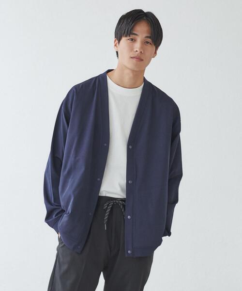 coen（コーエン）の「極楽FITスナップカーディガン23SS（カーディガン/ボレロ・メンズ・ブラック/モカ/ネイビー・S/M/L/XL）」の15枚目の写真