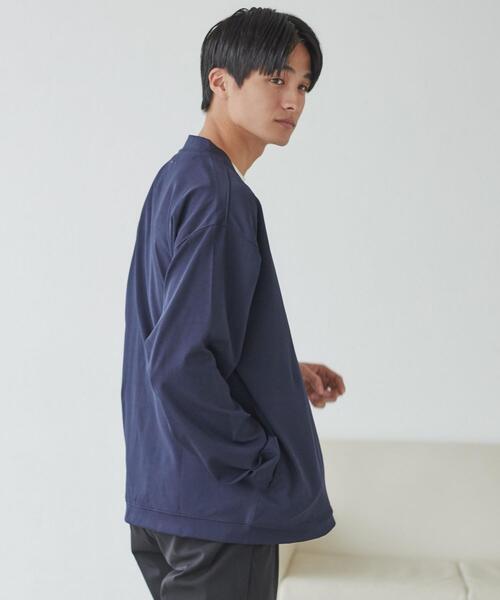 coen（コーエン）の「極楽FITスナップカーディガン23SS（カーディガン/ボレロ・メンズ・ブラック/モカ/ネイビー・S/M/L/XL）」の14枚目の写真