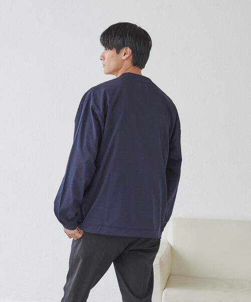 coen（コーエン）の「極楽FITスナップカーディガン23SS（カーディガン/ボレロ・メンズ・ブラック/モカ/ネイビー・S/M/L/XL）」の13枚目の写真