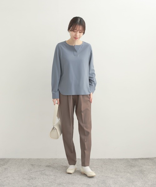 URBAN RESEARCH DOORS(アーバンリサーチドアーズ)の「サイドタックスキッパーブラウス(シャツ/ブラウス・レディース・ブルー/グレー系その他/ネイビー・MEDIUM)」の11枚目の写真