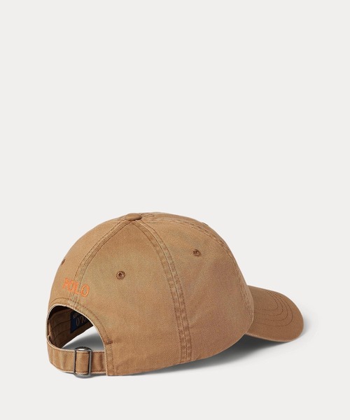 POLO RALPH LAUREN(ポロ ラルフ ローレン)の「コットン チノ ボール キャップ(キャップ・メンズ・ブラウン系3・ONE)」の5枚目の写真