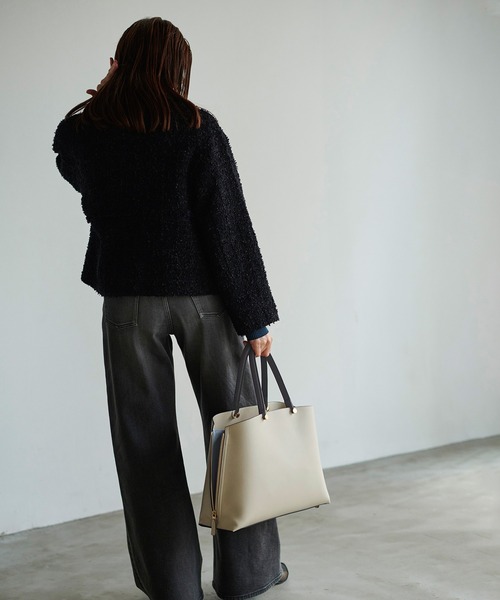 E'POR（エポール）の「【WEB限定】【E'POR】【A4対応】Y BAG Medium+（トートバッグ・レディース・ブラック系その他2/グレー系その他/ベージュ系その他2/ダークブラウン/ライトグレー/オリーブ・FREE）」の19枚目の写真