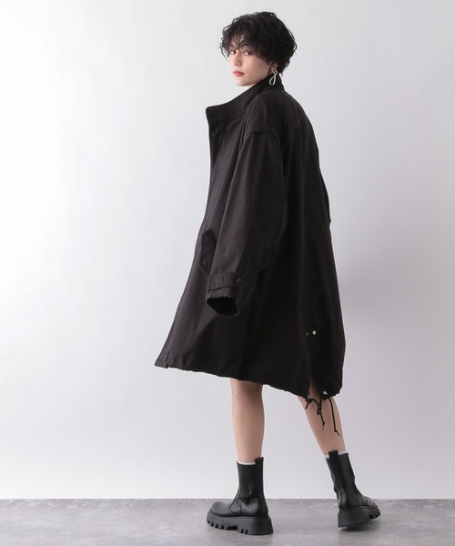 RAGEBLUE（レイジブルー）の「M-65 2WAYミリタリー/モッズコート（モッズコート・レディース・ブラック/ホワイト/オリーブ・FREE）」の20枚目の写真