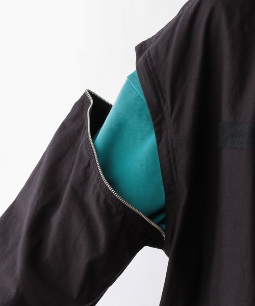 RAGEBLUE（レイジブルー）の「M-65 2WAYミリタリー/モッズコート（モッズコート・レディース・ブラック/ホワイト/オリーブ・FREE）」の7枚目の写真