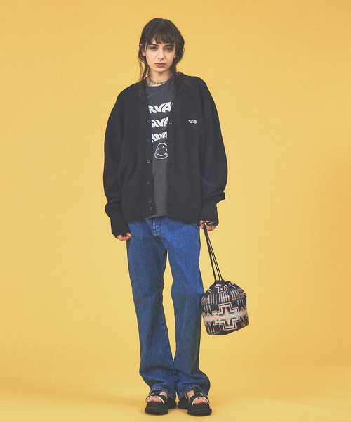 PENDLETON（ペンドルトン）の「【PENDLETON / ペンドルトン】エフェクトポーチ / DRAW POUCH / 巾着バッグ（ショルダーバッグ・メンズ・ライトグレー/ブラック/ネイビー・フリー）」の4枚目の写真