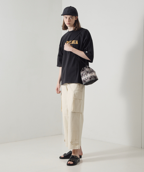 PENDLETON（ペンドルトン）の「【PENDLETON / ペンドルトン】エフェクトポーチ / DRAW POUCH / 巾着バッグ（ショルダーバッグ・メンズ・ライトグレー/ブラック/ネイビー・フリー）」の13枚目の写真