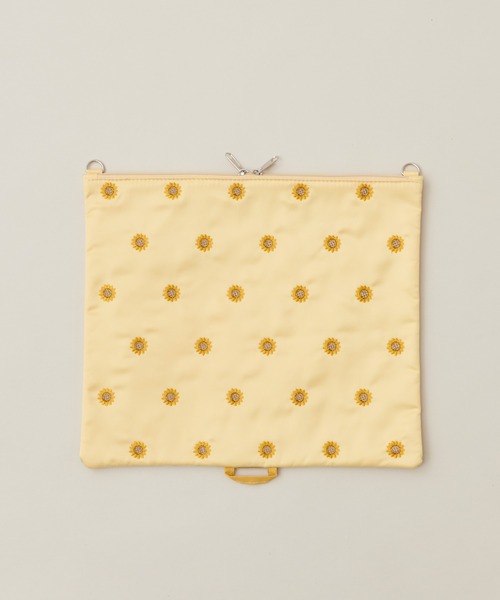 natural couture(ナチュラルクチュール)の「ナチュのカラフル推し活GOODS/お花刺繍大人うちわケース(その他雑貨・レディース・オレンジ/ラベンダー/ピンク/ブラック/ミント/ブルー/レッド系その他/オフホワイト/イエロー・FREE)」の7枚目の写真