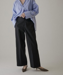 SALON adam et rope' | コットンライクスタイルアップパンツ【洗える・UVケア・接触冷感】[XS～M3サイズ展開](その他パンツ)