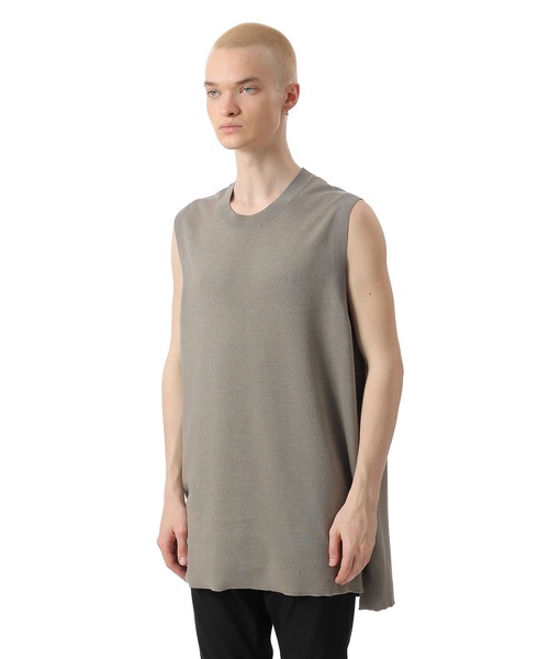 ATTACHMENT（アタッチメント）の「CU/CO×PE ダブルフェイス ニットベスト  /  CU/CO×PE DOUBLE FACE KNIT VEST（ベスト・メンズ・オフホワイト/ブラック/カーキ系・1/2）」の8枚目の写真