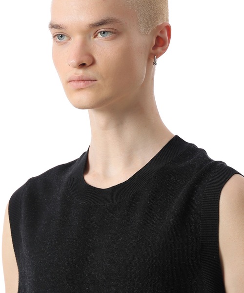 ATTACHMENT（アタッチメント）の「CU/CO×PE ダブルフェイス ニットベスト  /  CU/CO×PE DOUBLE FACE KNIT VEST（ベスト・メンズ・オフホワイト/ブラック/カーキ系・1/2）」の7枚目の写真