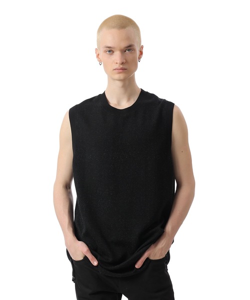 ATTACHMENT（アタッチメント）の「CU/CO×PE ダブルフェイス ニットベスト  /  CU/CO×PE DOUBLE FACE KNIT VEST（ベスト・メンズ・オフホワイト/ブラック/カーキ系・1/2）」の6枚目の写真