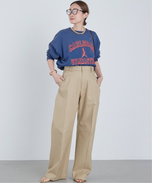 Deuxieme Classe（ドゥーズィエムクラス）の「TUCK CHINO ワイドパンツ（チノパンツ・レディース・ホワイト/ベージュ・34/36/38）」の18枚目の写真