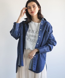 LEPSIM | リョウポケBIGシャツ2　177287(シャツ/ブラウス)