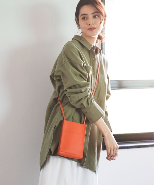 LEPSIM（レプシィム）の「リョウポケBIGシャツ2　177287（シャツ/ブラウス・レディース・オフホワイト/ネイビー/グリーン/ブルー・FREE）」の9枚目の写真